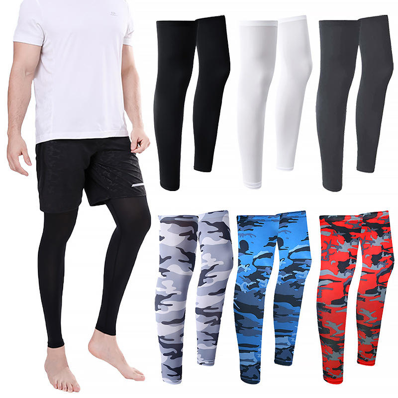 Cycling Gears - Sommer-Lauf- und Radfahr-Beinmanschetten aus Eisseide mit