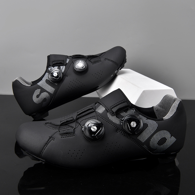 Road Bike Cleats - Professionelle Lock-Free Power-Assisted Fahrradschuhe, rutschfeste Fahrradschuhe