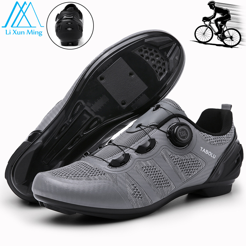 Road Bike Cleats - Radsport Sneaker Rennrad T05 grau MTB