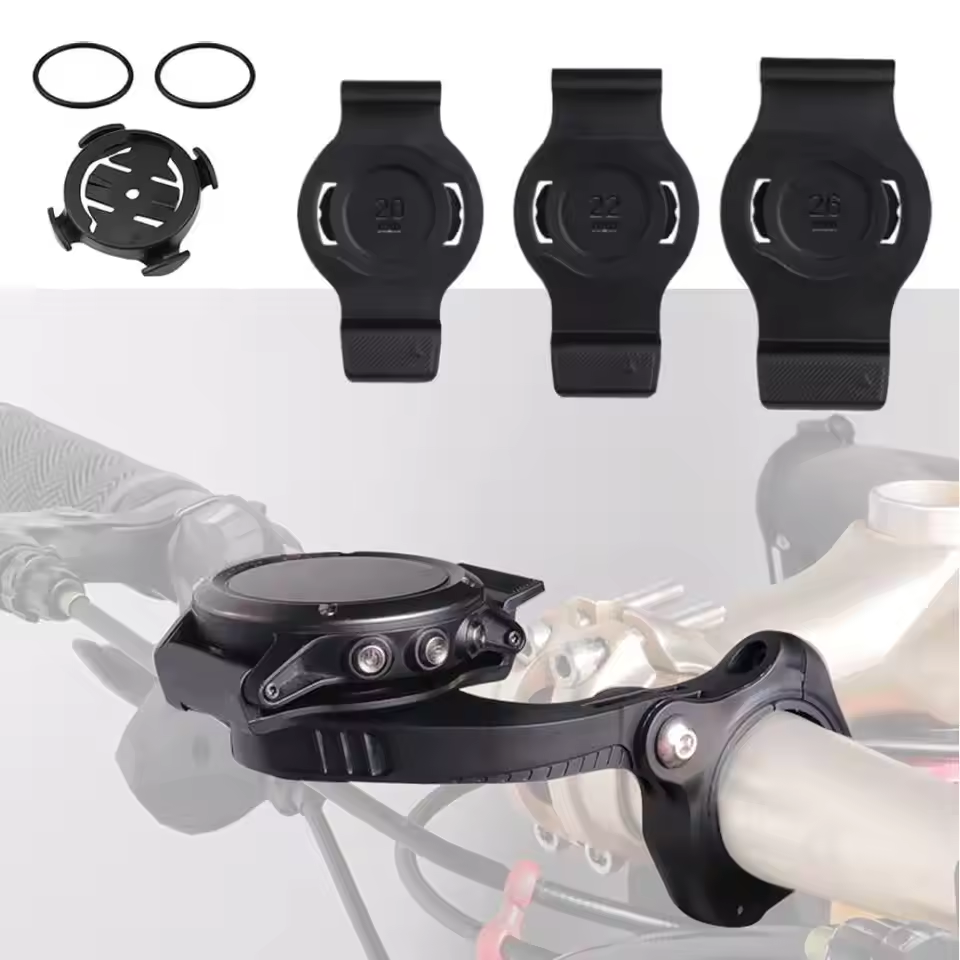 Bike Speedometer - 20/22/26mm Fahrrad-Tachometerhalterung Schnellspanner Fahrrad-Stoppuhr-Halterung QuickFit MTB