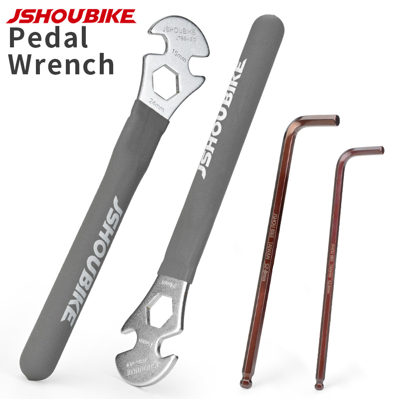 Mtb Pedals - JSHOUBIKE 6/8/15 mm Fahrradpedalschlüssel Inbusschlüssel robustes,