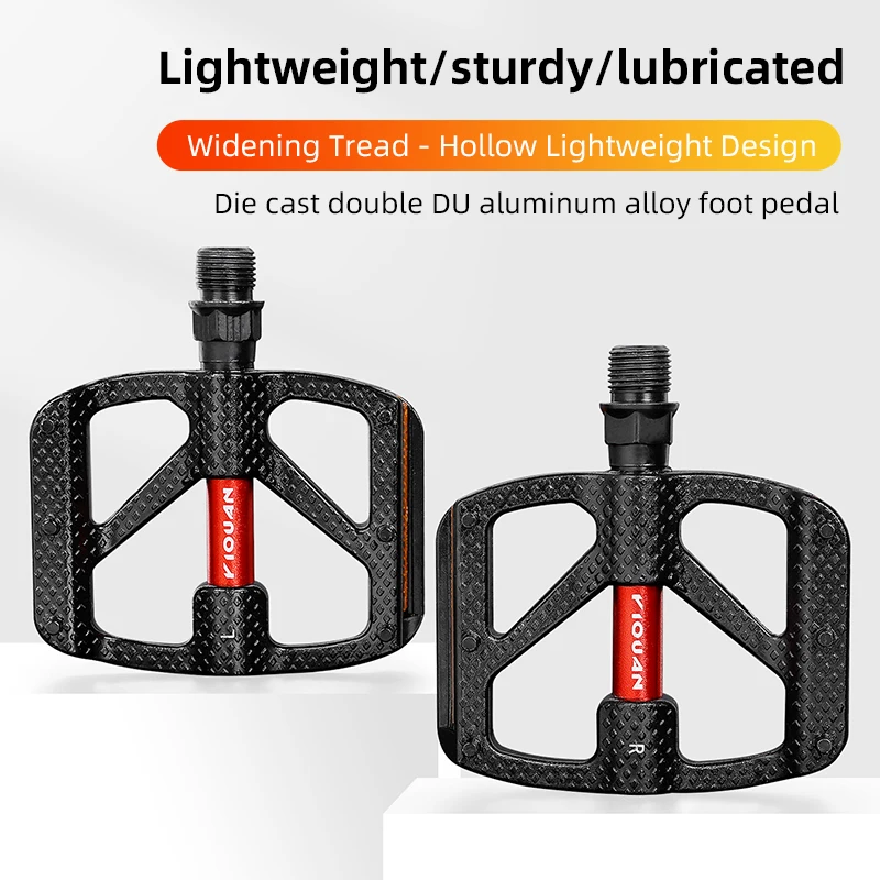 Mtb Pedals - Fahrradpedale, rutschfeste Fahrradpedale aus Aluminiumlegierung, einteiliges