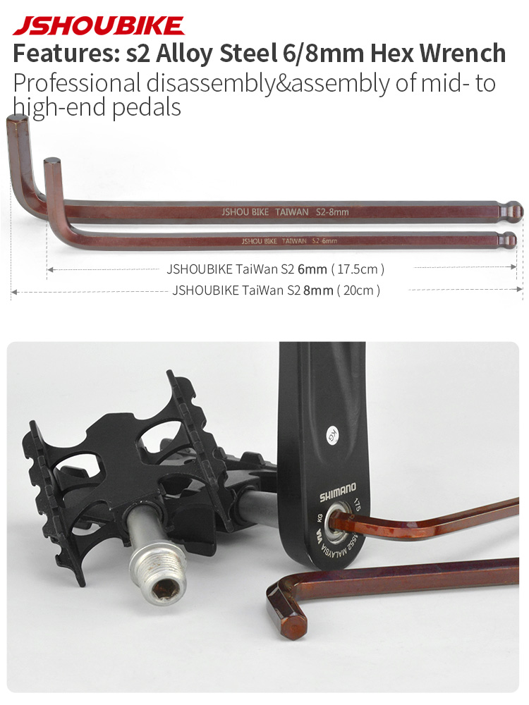 JSHOUBIKE 6/8/15 mm Fahrradped – Mtb Pedals Bewertung und Preis