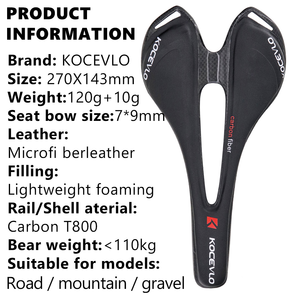 Kocevlo carbon sattel t800 car – Carbon Fiber Saddle Bewertung und Preis