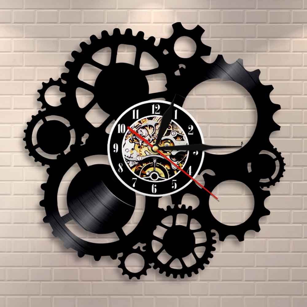 Steampunk Vinyl Record Wanduhr – Cycling Gear Gifts Bewertung und Preis