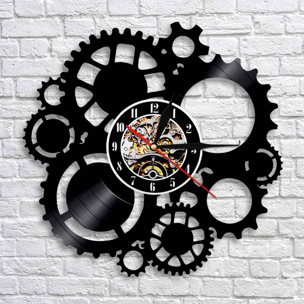 Steampunk Vinyl Record Wanduhr – Cycling Gear Gifts Bewertung und Preis