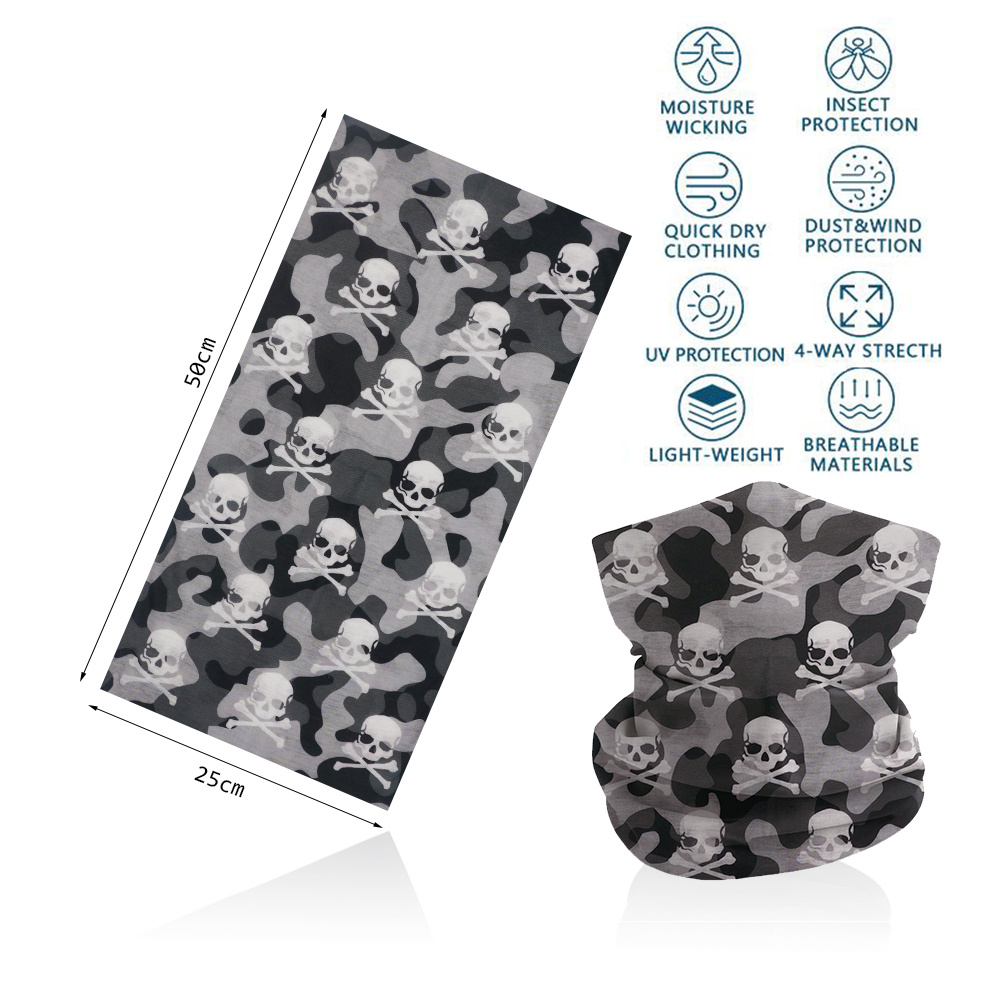 Totenkopf-Muster, Sonnenschutz – Cycling Gear Gifts Bewertung und Preis