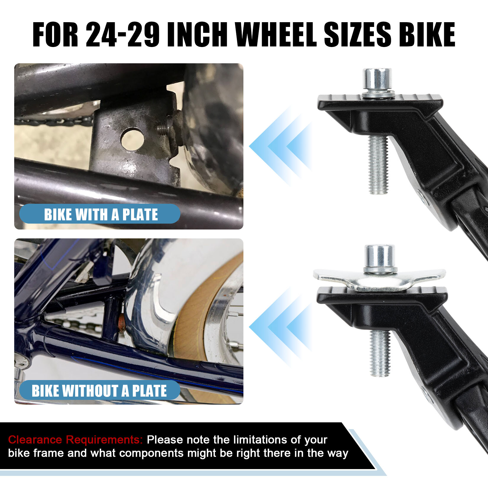 Mittelmontierter Fahrradstände – Bicycle Kickstand Bewertung und Preis