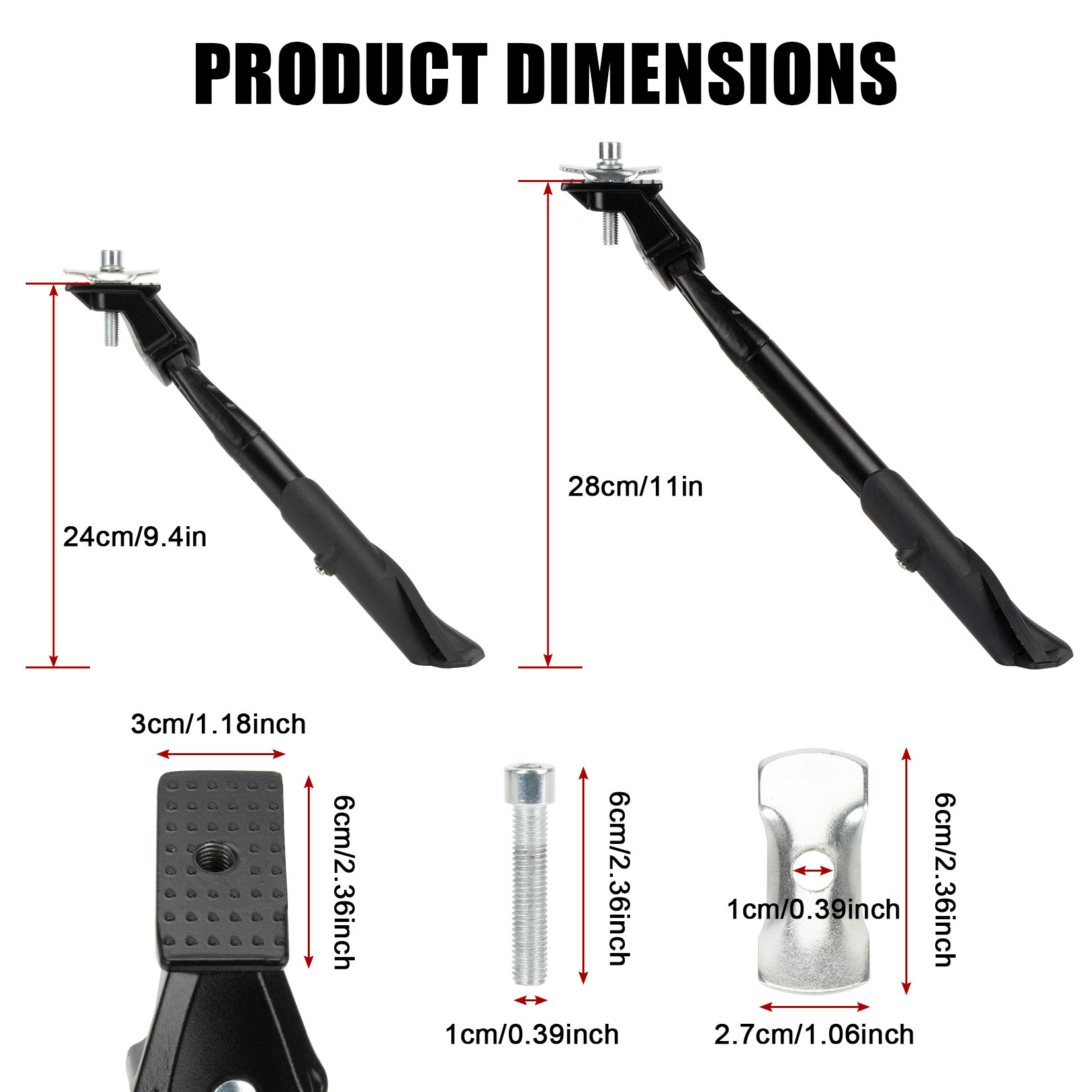 Mittelmontierter Fahrradstände – Bicycle Kickstand Bewertung und Preis