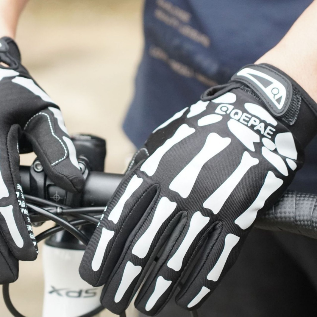 1 Paar Skelett-Fahrradhandschu – Cycling Gear Gifts Bewertung und Preis